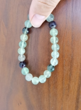 萤石手链天然珠串女饰品