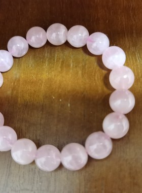 粉色水晶手链珠串女饰品