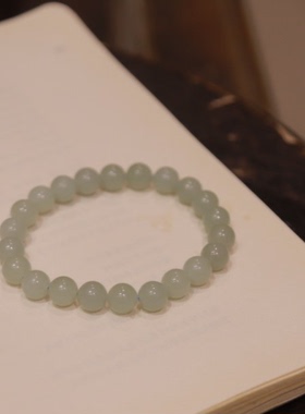 和田玉*南港清风手串*未镶嵌PC22090527（多样性发货）