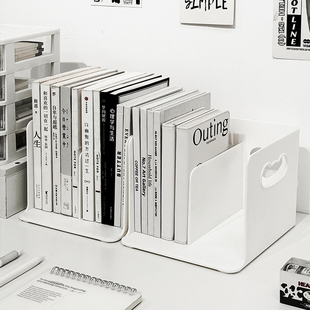 书立架学生桌面儿童书本简约挡板置物架办公室桌上文件分格收纳架