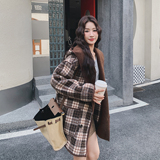 2C077-3037新款皮毛一体两面穿外套P195K288，女装皮草，2C077