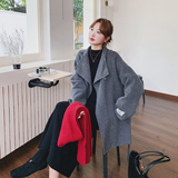 2C077-3006新款主推款70毛双面呢大衣P255K378，女装毛呢外套，2C077