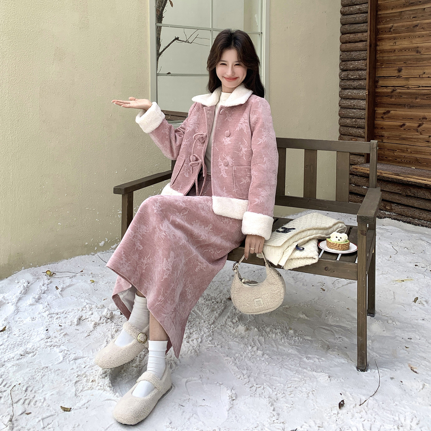2C077-3082新款主推款90绒羽绒服套装P275K418,女装羽绒服,2C077