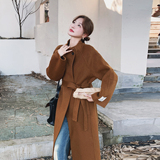 高级感茧型气质显瘦羊毛双面呢子大衣女冬新款长过膝加厚毛呢外套，女装毛呢外套，2C077