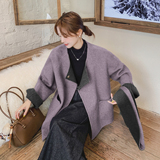 2C077-2598新款主推款70毛双面呢大衣外套P275K399，女装毛呢外套，2C077