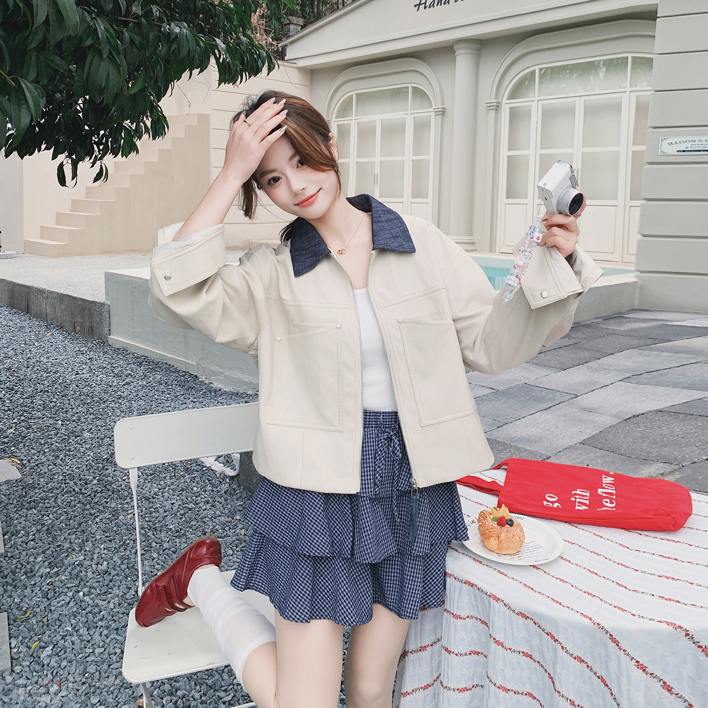 2C077-5853春季新款主推款短款外套P145K238,女装短外套,2C077