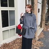 2C077-3006新款主推款70毛双面呢大衣P255K378，女装毛呢外套，2C077