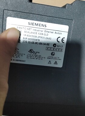 （宏强工控）德国西门子X308-2LD工业交换机6GK5308-2FM0