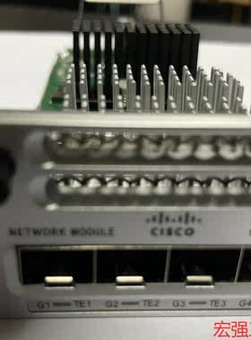 （宏强工控）思科 Cisco 全新拆机 现货C3850-NM-4-10G