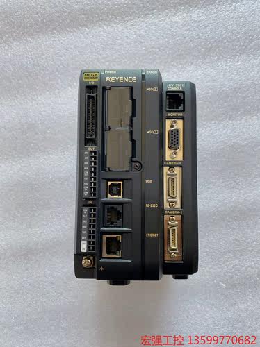 （宏强工控）基恩士cv-5701视觉控制器 成色非常好 功能包好 有量