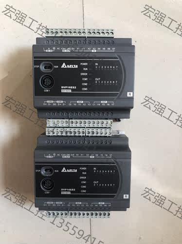 （宏强工控）台达二手拆机DVP16ES200R、成色以图为主、功能包好