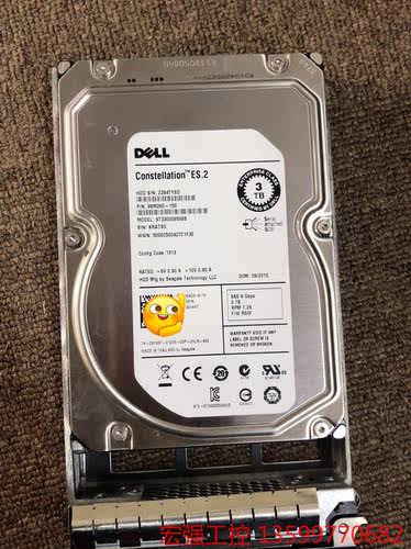 （宏强工控）Seagate/希捷戴尔3T ST33000650SS服务器电子产