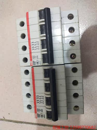 （宏强工控）ABB空气开关S254S 4PC63拆机正品2个成色如图实物议