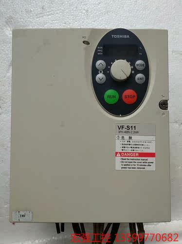 （宏强工控）东芝变频器VF-S11-4022PL-AN(R5) 拆机一台