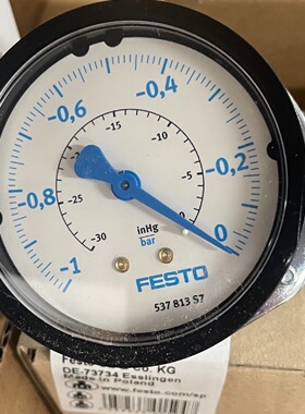 询价-费斯托FESTO537813真空压力表FVAM