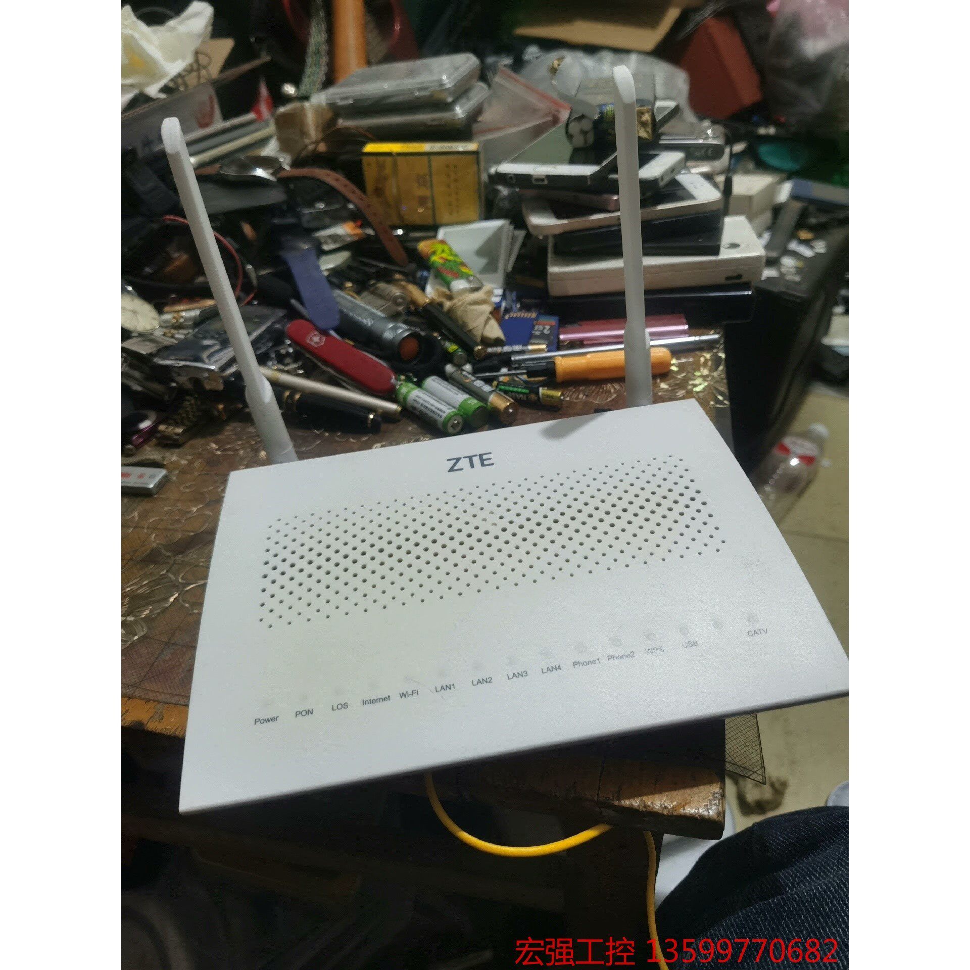 (宏强工控)中兴zte zxhn f668支持rf电视接口光猫