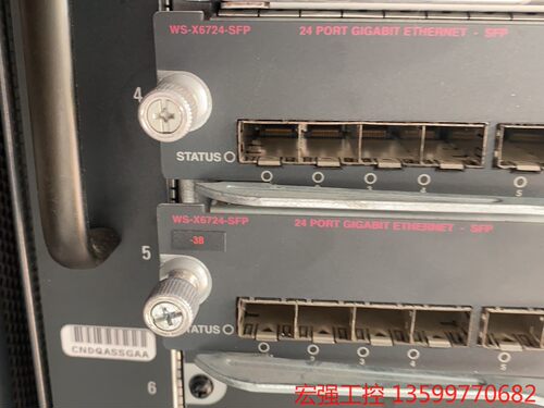 （宏强工控）思科CISCO WS-X6724-SFP 24口千兆光原装拆