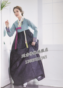 新款韩服/新娘韩服/舞台服装/朝鲜族民族服装/韩国韩服 DS917