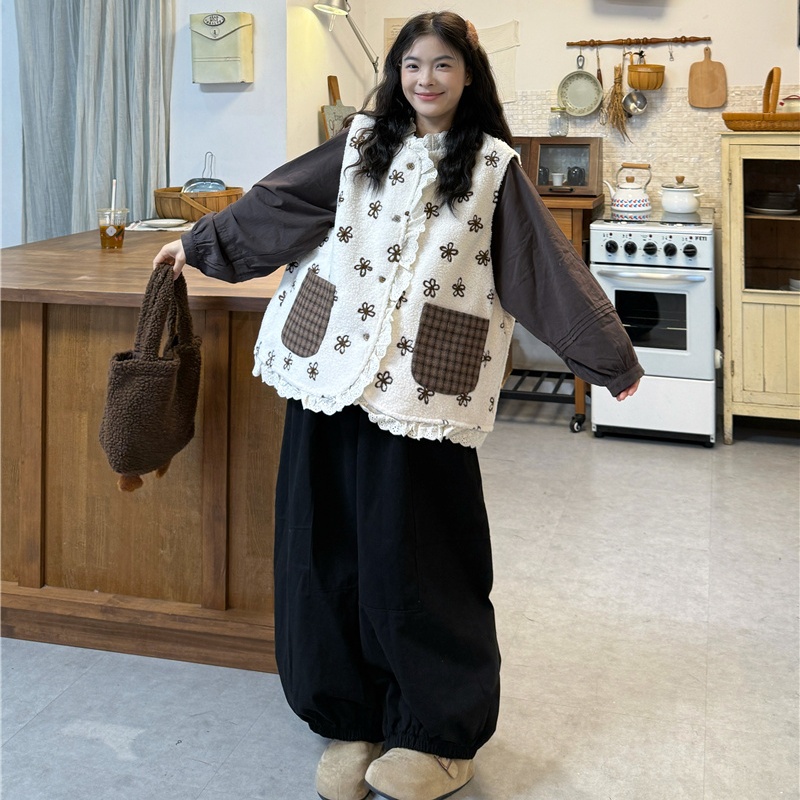 大码女装秋冬胖mm韩版宽松套装