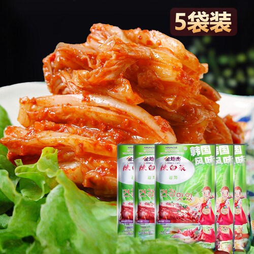 金地杰辣白菜泡面小咸菜寿司海苔饭团商用韩国辣白菜制作凉面早餐
