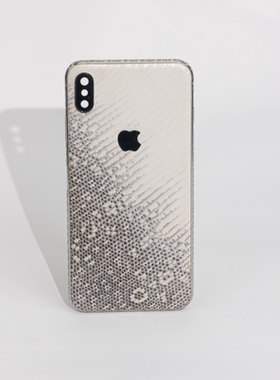 适用iphoneX喜马拉雅贴皮后壳苹果高端后盖私人定制中框外壳