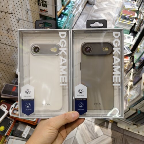 DGKamei适用苹果iPhone17 Air手机保护壳磨砂半透明塑料硬壳外套全包边防摔简约摄像头全包加高防指纹