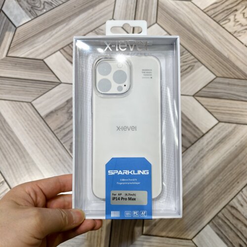X Level晶莹适用苹果iPhone14 Promax手机保护壳高清透明塑料硬壳外套全包边防摔简约摄像头加高