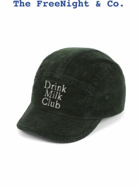 FreeNight 美式复古drinkmilkclub灯芯绒节日限定儿童短檐五片帽