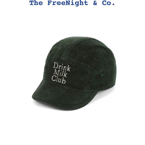 FreeNight 美式复古drinkmilkclub灯芯绒节日限定儿童短檐五片帽
