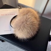 防寒暖耳 真毛耳罩高级感防冻保暖耳包新款 洋气貉子毛女冬季 新款