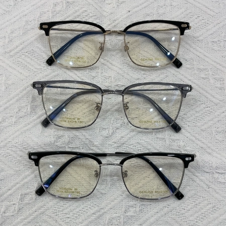 genuine master 纯钛眉毛镜框1019