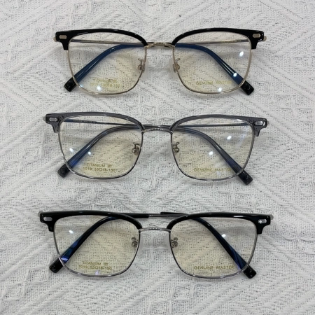 genuine master 纯钛眉毛镜框1019
