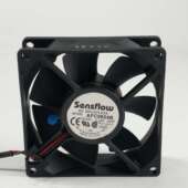 散热风扇8025 DC24V 0.33A 2手台达8CM变频 滚珠轴承 温控