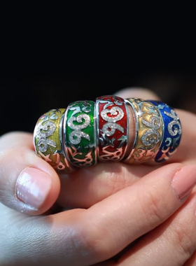 纯银订制数字戒指幸运