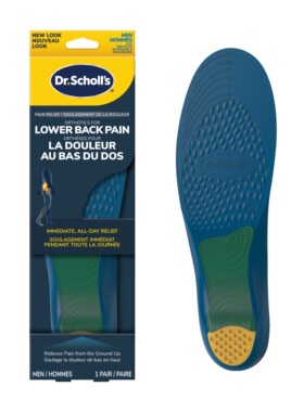 爽健Dr. Scholl's 腰疼矫正器 背部疼痛缓解 靴子休闲男女式鞋垫