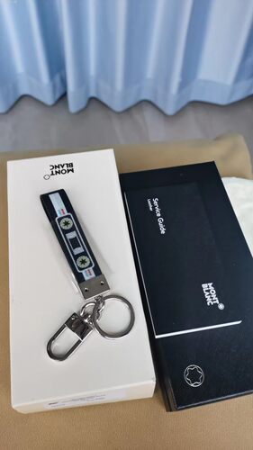 条形钥匙圈Montblanc/万宝龙真皮