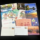 创意唯美小清新可爱国风祝福贺卡明信片邮政80分邮资片可邮寄卡片