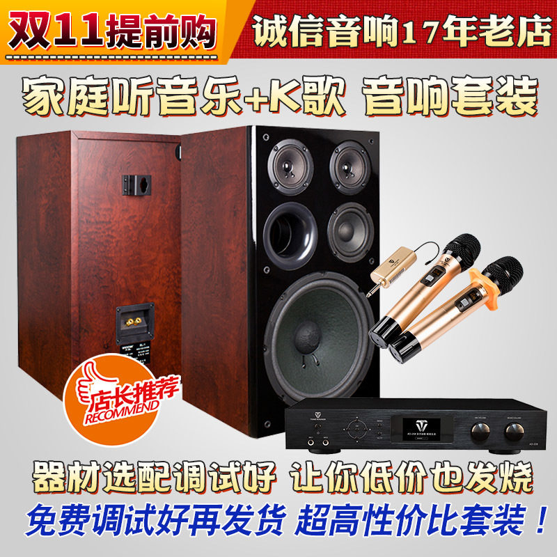 Winner/天逸 百灵一号K歌音乐会议音响家用KTV音箱功放组合套装