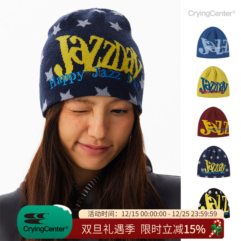 CryingCenter JazzDay多色刺绣提花线帽男女造型冷帽 哭喊中心