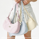 哭喊中心 含logo挂件 CryingCenter 仿绒多色斜挎单肩手提机车包