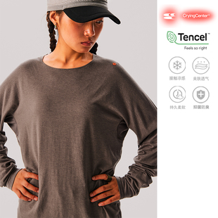 哭喊中心 tee男女款 CryingCenter 跑步运动训练羊毛透气圆领长袖