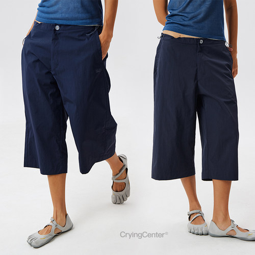 CryingCenter H型可调节腰头休闲七分裤 哭喊中心