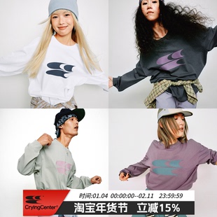 CryingCenter 2024秋冬圆领经典logo长袖T恤 索罗娜 哭喊中心