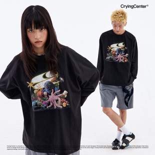 T恤 哭喊中心 水族馆公仔长袖 CryingCenter