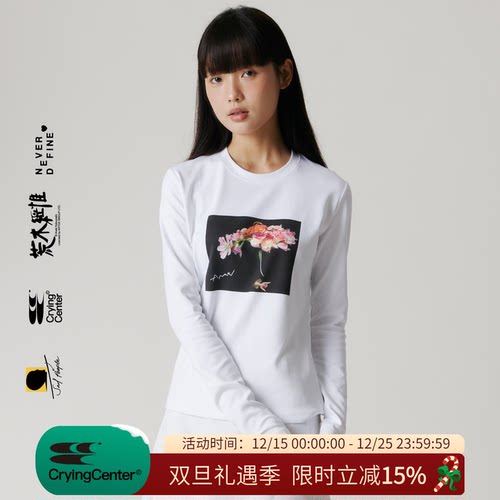 CryingCenter摄影印花长袖