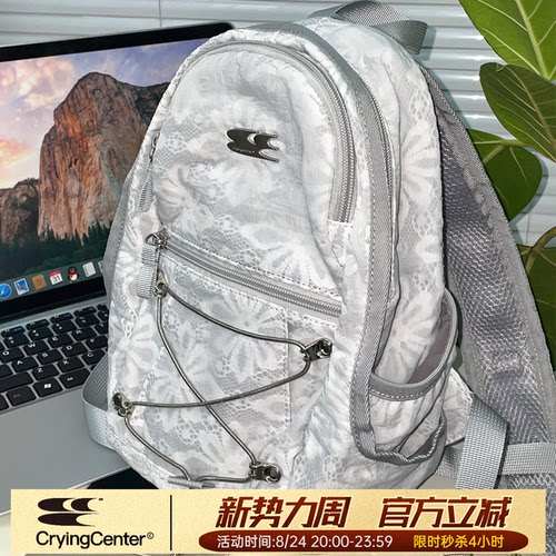 CryingCenter  蕾丝金属蝴蝶结野餐包双肩包 哭喊中心
