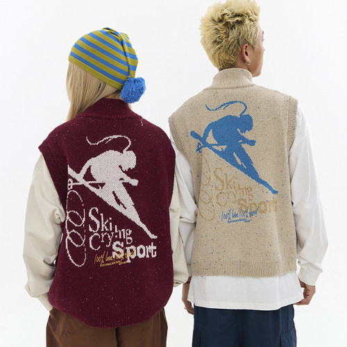 cryingcenter毛织马甲