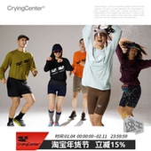 速干宽松长袖 CryingCenter logo跑步羽毛球长袖 TEE训练服哭喊中心