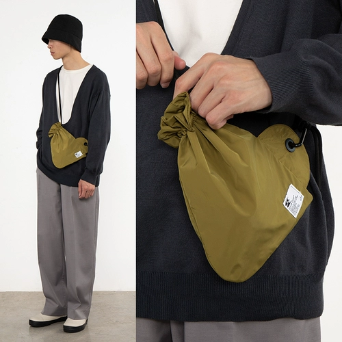 CryingCenter Big Ear Willow Green Nylon Daily Portable маленькая сумка для плеч Crying Center