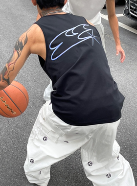 CryingCenter 立体果冻质感星星logo运动背心宽松舒适 哭喊中心